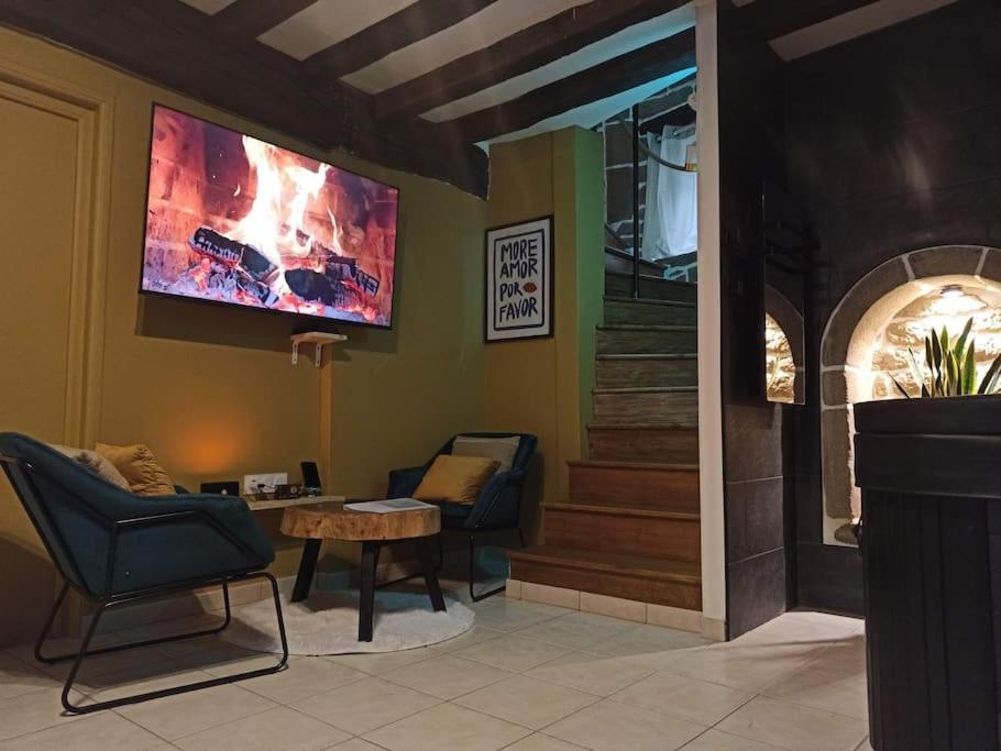 L'Etreinte, Gite De Charme Avec Jacuzzi Interieur Et Sauna Guemene-sur-Scorff Exterior photo
